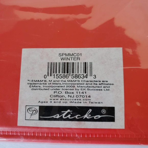 M & M's Chocolate Candies Book stickers and bag set - Picture 8 of 9